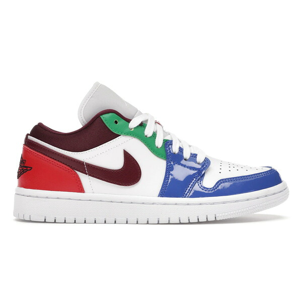 Jordan ジョーダン レディース スニーカー  【Jordan 1 Low Multi-Color (Women)】  サイズ US_5(22.0cm) White/Dark Beetroot-Hyper Royal