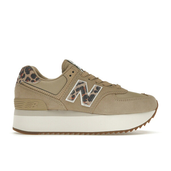 New Balance ニューバランス レディース スニーカー 【New Balance 574 Plus Incense Animal Print (Women's)】 サイズ US_W_11 Incense/Moonbeam/Sea Salt