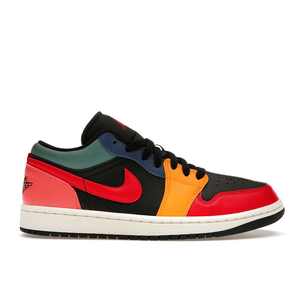 Jordan ジョーダン レディース スニーカー 【Air Jordan 1 Low SE Black Multi-Color (Women's)】 サイズ US_7.5(24.5cm) Black/Taxi/French Blue/Fire Red