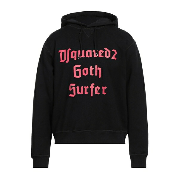 【送料無料】 ディースクエアード メンズ パーカー・スウェットシャツ アウター Sweatshirts Black