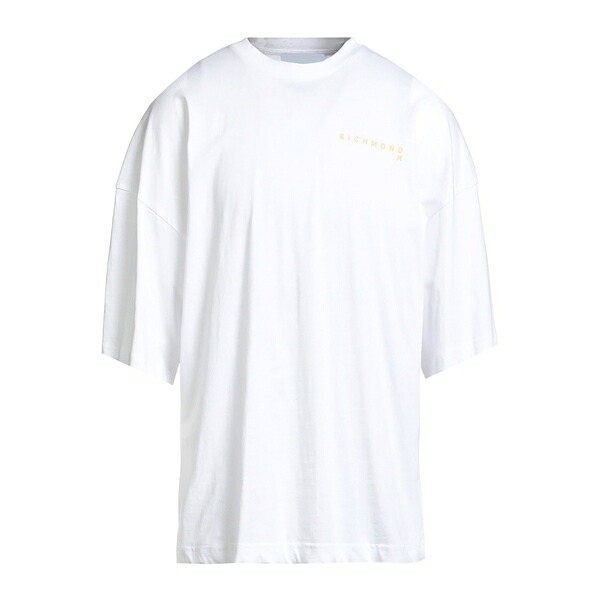 【送料無料】 ジョン リッチモンド メンズ Tシャツ トップス T-shirts White