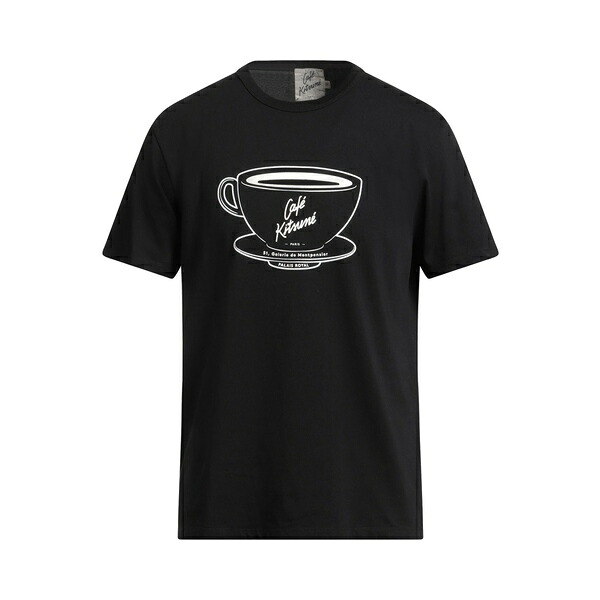 【送料無料】 メゾン キツネ メンズ Tシャツ トップス T-shirts Black