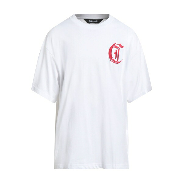 【送料無料】 ロベルトカヴァリ メンズ Tシャツ トップス T-shirts White
