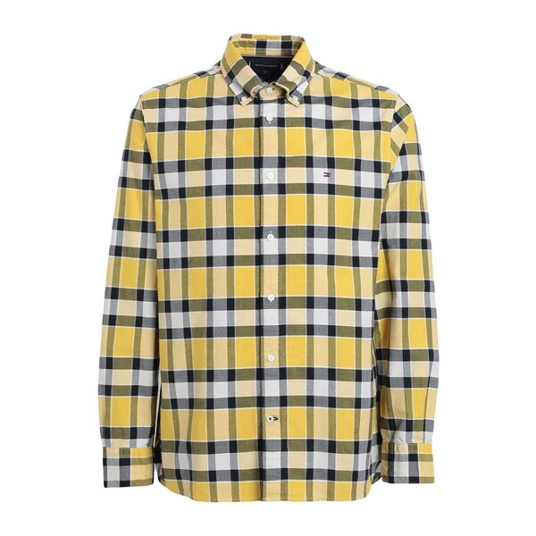 【送料無料】 トミー ヒルフィガー メンズ シャツ トップス Shirts Yellow