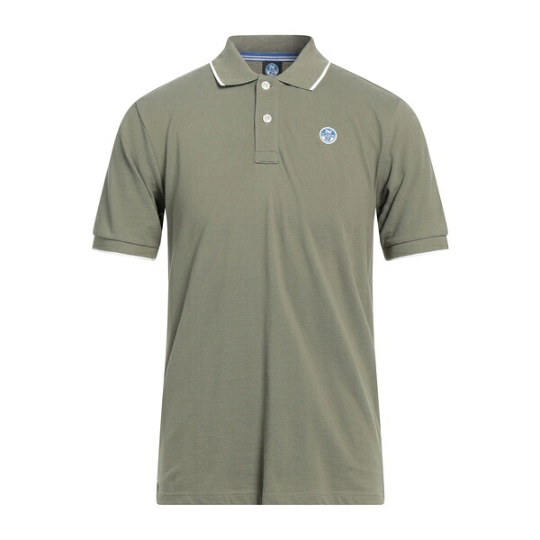 【送料無料】 ノースセール メンズ Tシャツ トップス Polo shirts Green