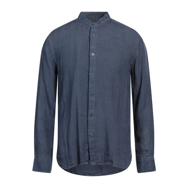 【送料無料】 １２０％リノ メンズ シャツ トップス Shirts Blue