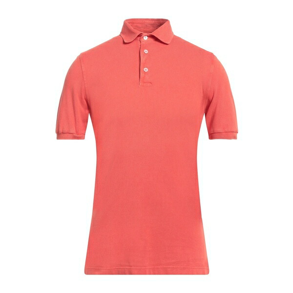 【送料無料】 フェデーリ メンズ Tシャツ トップス Polo shirts Red