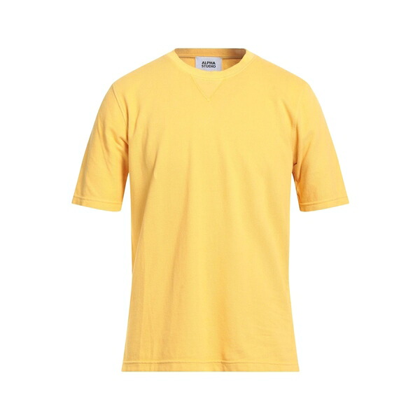 【送料無料】 アルファス テューディオ メンズ Tシャツ トップス T-shirts Yellow 20,986円