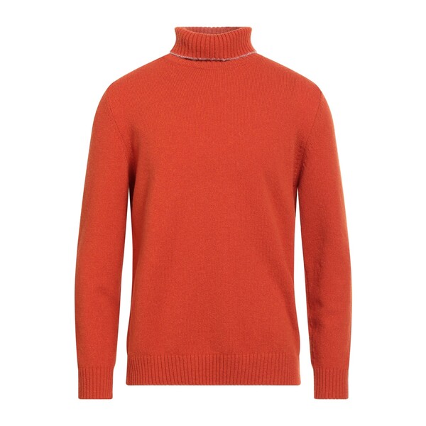 【貨物輸送無料】 エイチ953 メンズ 編み物\u0026プルオーバー アウター Turtlenecks Orange