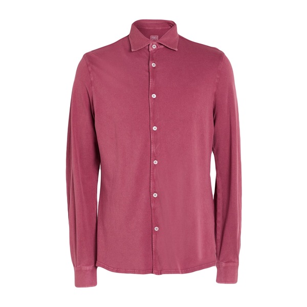 【送料無料】 フェデーリ メンズ シャツ トップス Shirts Pink|asty