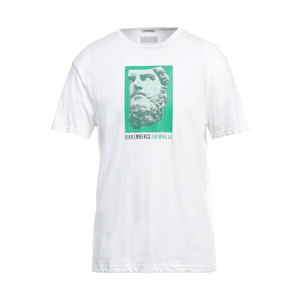 【送料無料】 ビッケンバーグス メンズ Tシャツ トップス T-shirts White