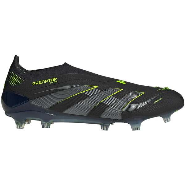 adidas アディダス メンズ スニーカー  【adidas Predator Elite Laceless FG Core Black Carbon Lucid Lemon】  大いさ US_6.5(24.5珊) Core Black/Carbon/Lucid Lemon スニーカー-靴-メンズ靴