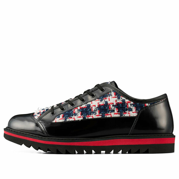 Onitsuka Tiger オニツカタイガー メンズ スニーカー Black/Classic Red 【Onitsuka Tiger Blucher Lo 'Black Classic Red Tweed' 1183C330-002】 サイズ US_9(27.0cm)｜asty 83,490円