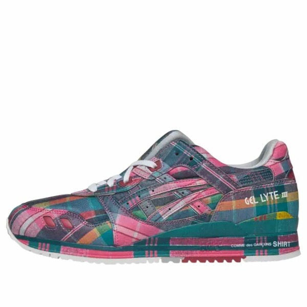 ASICS アシックス メンズ スニーカー 【ASICS x COMME des GARCONS SHIRT Gel-Lyte III \u002707 Remastered \u0027Pink Plaid\u0027 1203A824-700】  大きさ US_10(28.0糎)