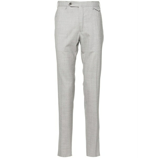 インコテックス メンズ カジュアルパンツ ボトムス Mid-rise tapered trousers Grey｜asty