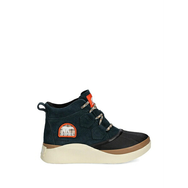 ソレル レディース ブーツ シューズ Out n about lace-up patch boots Blue
