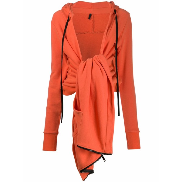 アン付け札 事業計画 レディース 上衣＆上衣 アウター Tie front jacket Orange