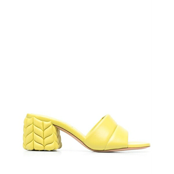 ジャンヴィト ロッシ レディース サンダル シューズ Padded leather sandals  Yellow