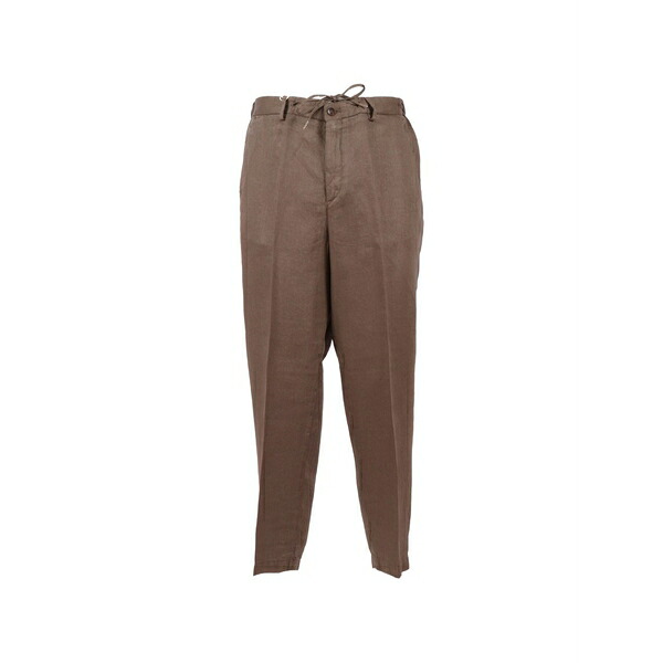 ブリリア 1949 メンズ カジュアルパンツ ボトムス Drawstring trousers Brown|asty