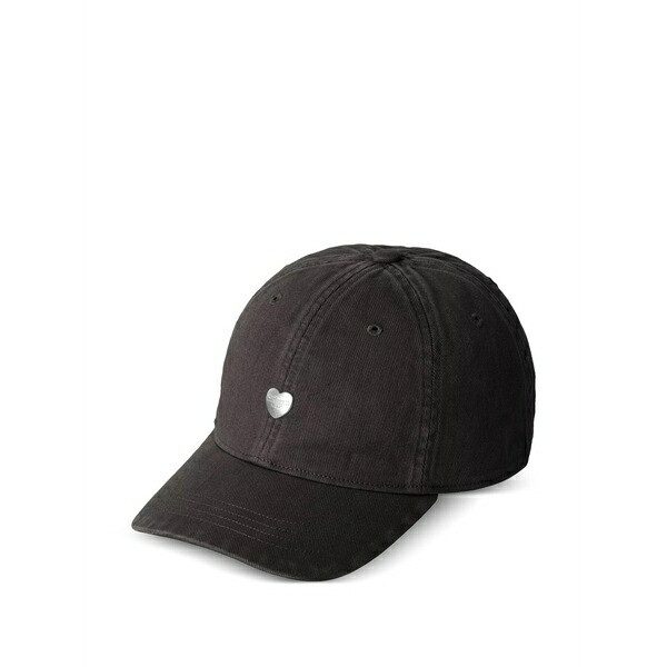 カーハート メンズ 帽子 アクセサリー Heart-appliqu&pound; baseball cap Black｜asty 18,536円