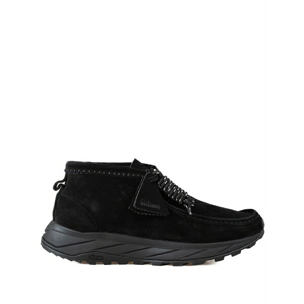 クラークス メンズ ブーツ シューズ Wallabee eden boots  Black
