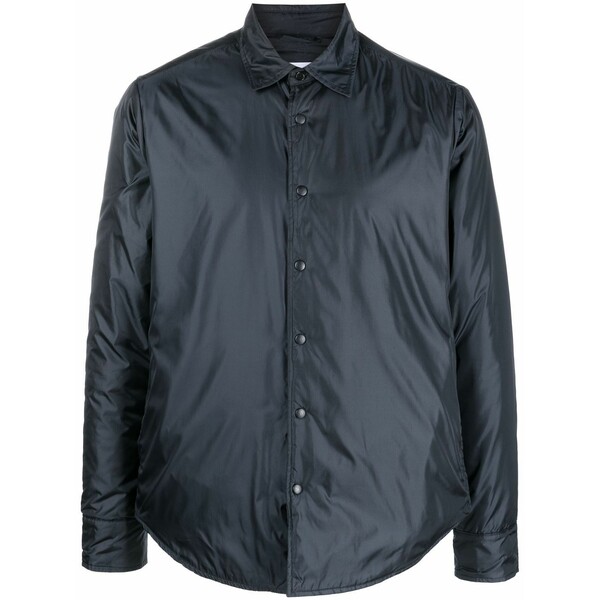 アスペジ メンズ プルオーバー トップス Lilo taffeta padded overshirt Blue