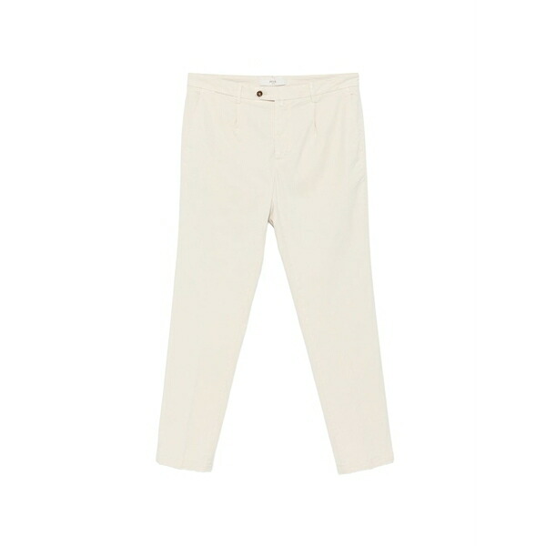 ブリ後ろ側 1949 メンズ 心地よいズボン下 ボトムス Pleated-detail trousers Neutrals