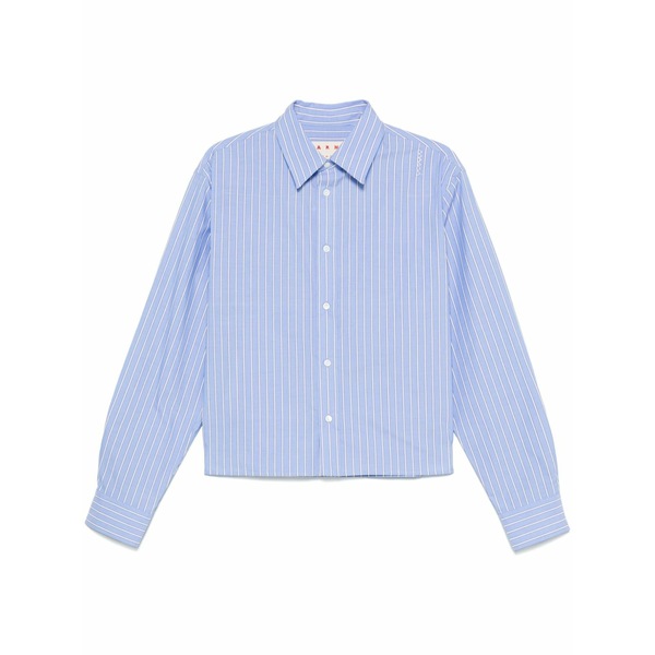 マルニ メンズ プルオーバー トップス Striped shirt Blue
