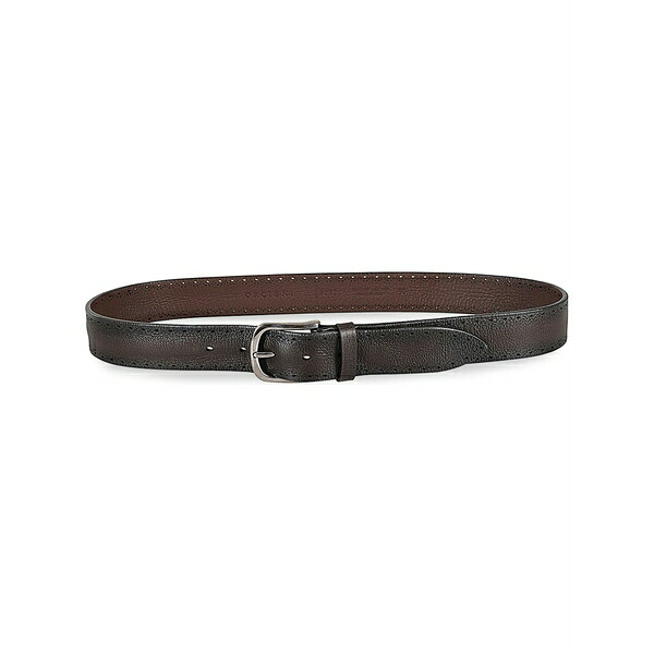 オルチアーニ メンズ 胴締め 佩び物 Buckled leather belt Brown