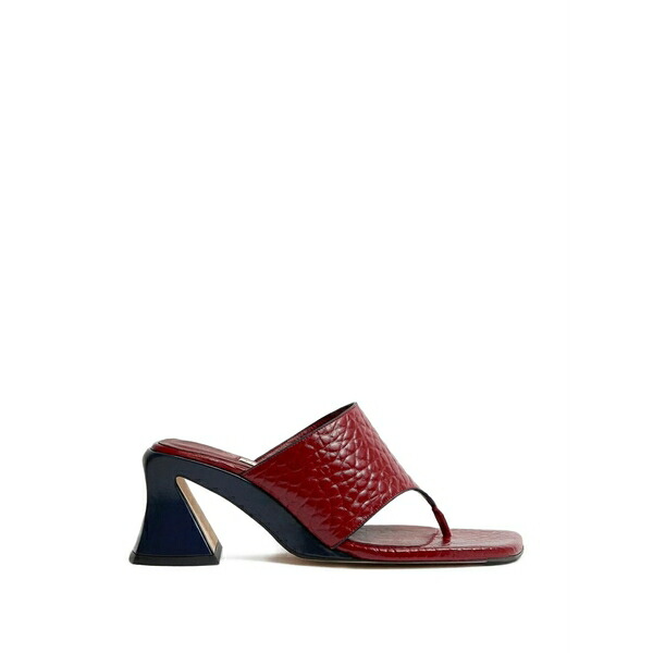 ミスタ レディース サンダル シューズ Ernie leather heeled sandals Red
