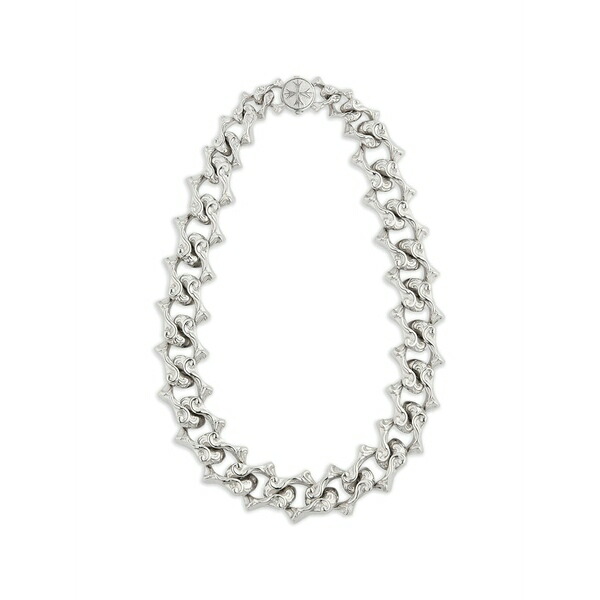 エマニュエレ ビコッキ メンズ 首飾り・チョー鉄道車両 付属物 Arabesque sharp chain necklace Silver