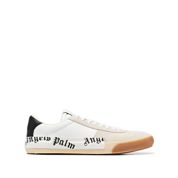 パーム・エンジェルス メンズ スニーカー シューズ Vulcanized low-top sneakers White