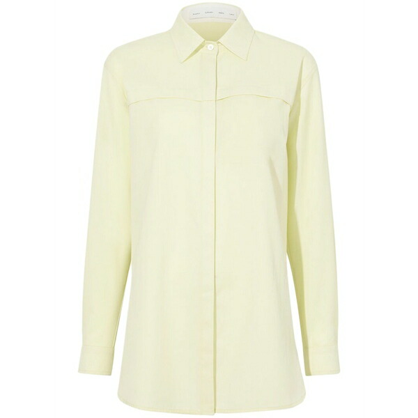 プロエンザ スクーラー ホワイト レーベル レディース シャツ トップス Rose shirt Yellow|asty