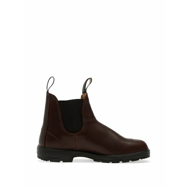 ブランド名石ころ メンズ ブーツ シューズ Leather chelsea boots Brown