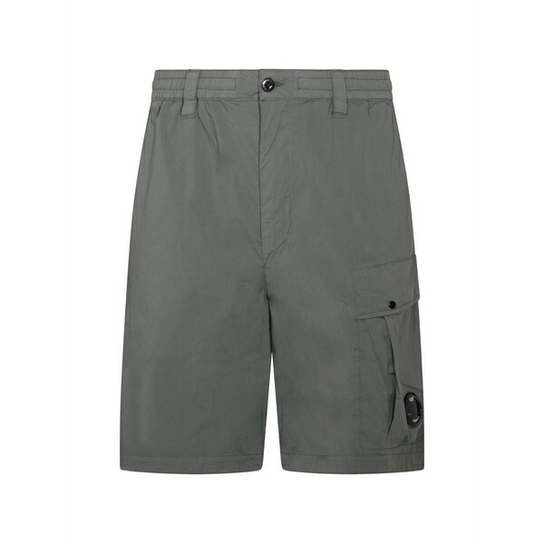 シーピーカンパニー メンズ カジュアルパンツ ボトムス Button-fastening cargo shorts Grey｜astyズボン・パンツ