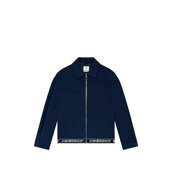 カサブランカ レディース 上衣＆上衣 アウター Emblem zip jacket Blue