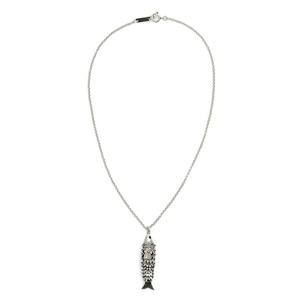イザ呼びりん マラン メンズ 頸飾り・チョー鉄道車両 添え物 Collier necklace Silver
