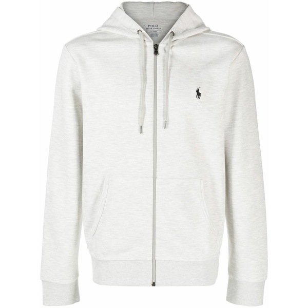 ラルフローレン メンズ パーカー・スウェットシャツ アウター Knitted zip-up hoodie Grey｜asty 43,420円