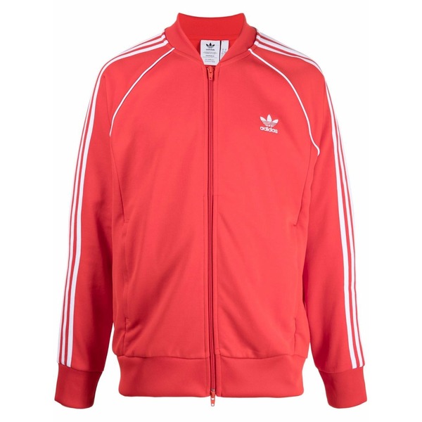 アディダス メンズ 上衣＆上衣 アウター Sst primeblue adicolor track jacket Red