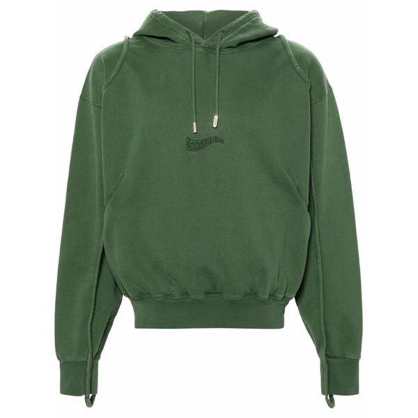 ジャクエムス メンズ パーカー・スウェットシャツ アウター Le sweatshirt camargue cotton top Green