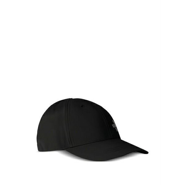 北の方人間の顔 レディース かぶり笠 添え物 Embroidered logo cap Black
