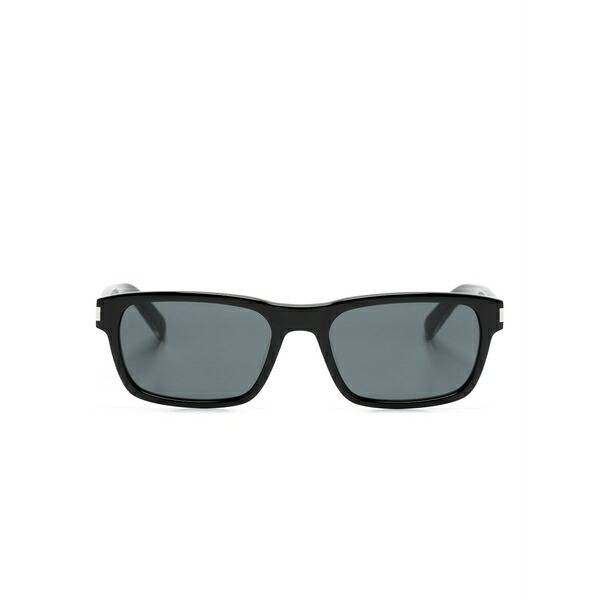 サンローラン アイウェア メンズ サングラス・アイウェア アクセサリー Sl662 rectangle-frame sunglasses Black｜asty