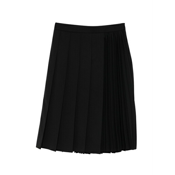 ジュン・ジー レディース スコート ボトムス Pleated MIDI skirt Black