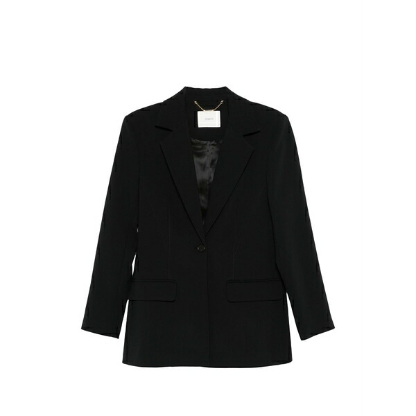 ジョセフ レディース 上衣＆上衣 アウター Fallon single-breasted blazer Black