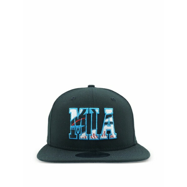 ニュー内鰓 メンズ 鳥打ち帽 付属物 9fifty miami marlins cap Green