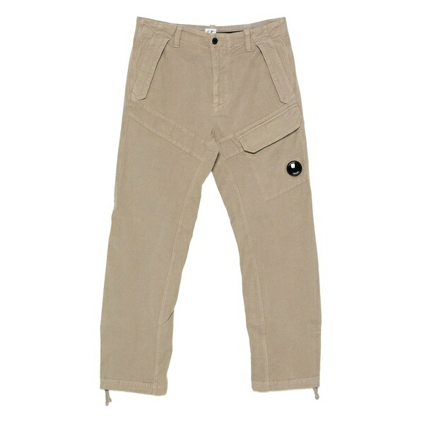 シーピーカンパニー メンズ 心地好いズボン下 ボトムス Cargo-pocket cotton pants Neutrals