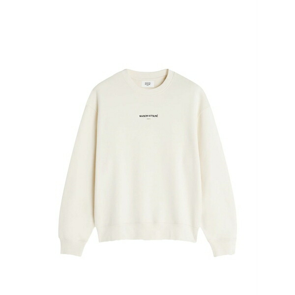 住み家 稲荷 メンズ パーカー・スウェットシャツ アウター Logo sweatshirt Neutrals