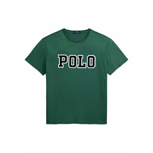 ラルフローレン メンズ ティーシャツ トップス Logo-appliqu￡ t-shirt Green