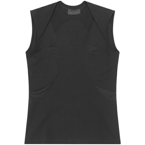ヘリオットエミル メンズ プルオーバー トップス Evolute vest Black