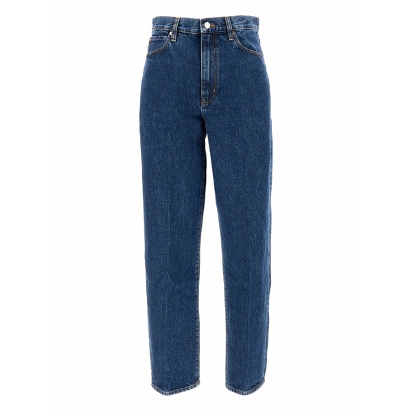 ひな形 レディース ジーンズズボン下 ボトムス Cotton trousers Blue